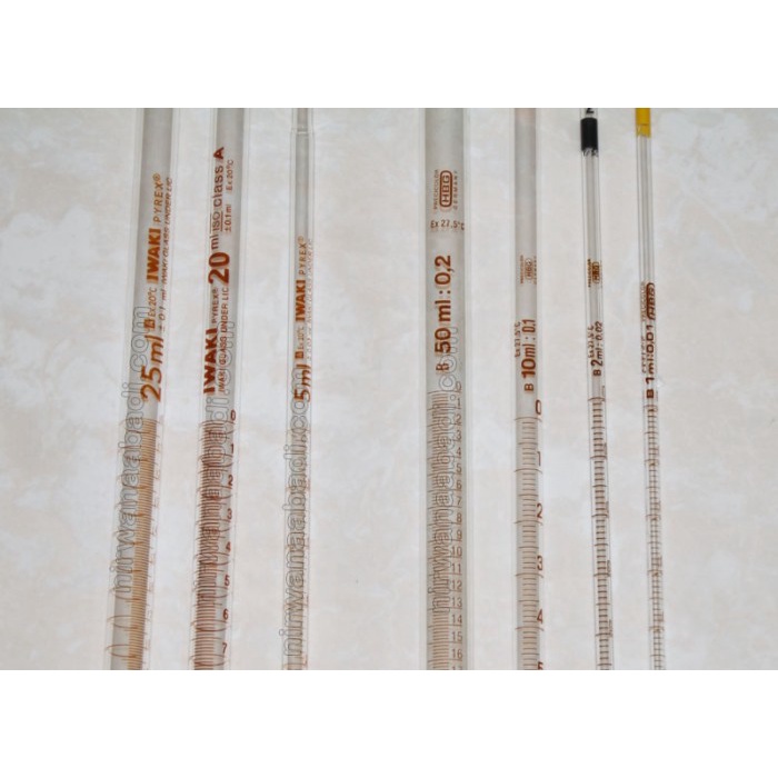 JTTOP" IWAKI.7025-10-C PIPET UKUR 10ML MEASURING PIPETTE CLASS A
