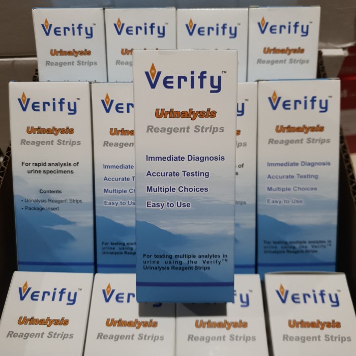 JTTOP" VERIFY 3P ISI 100 STRIP / URINE TEST 3P VERIFY