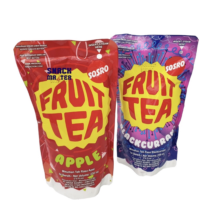 

[GROSIR!!] Fruit Tea Pouch 200ml 1 DUS isi 24 PCS - grosir teh nikmat segar lebaran fruity termurah