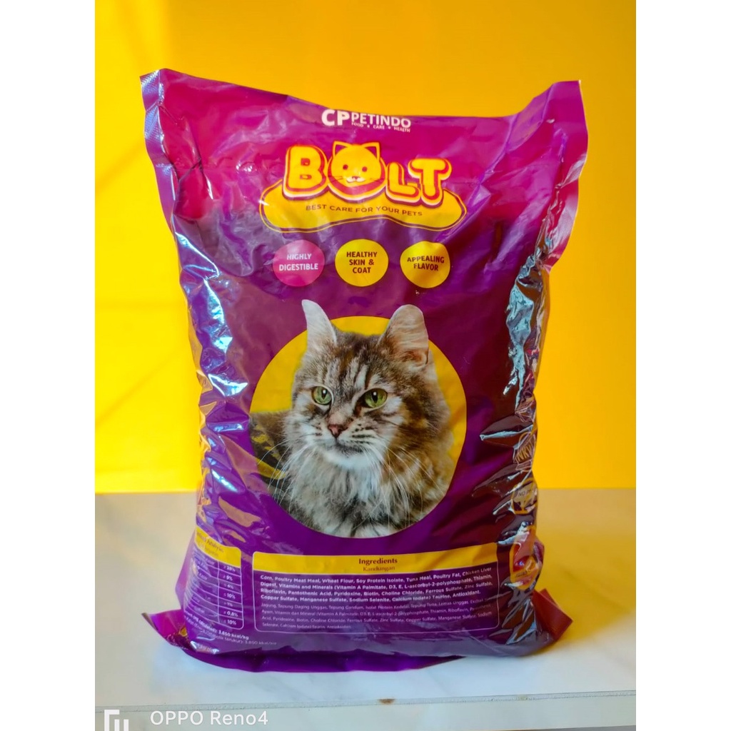 

BOLT 800 GRAM VARIAN RASA IKAN TUNA makanan kucing