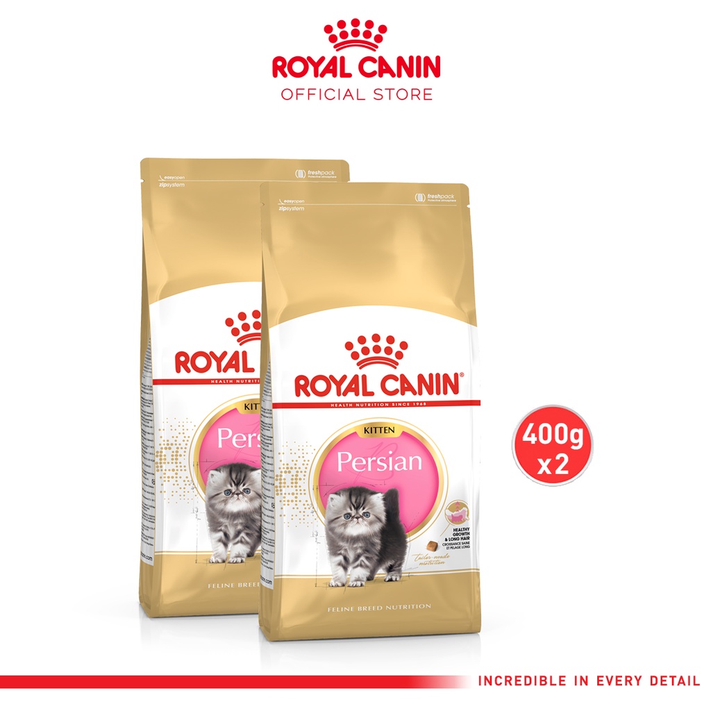 

2X Royal Canin Kitten Persian Makanan Anak Kucing Persia Dry 400gr