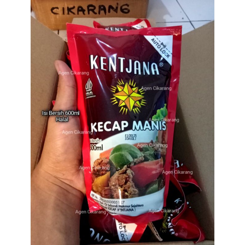 

HJE Kecap Kentjana Refill 600ml standing pouch 100% original