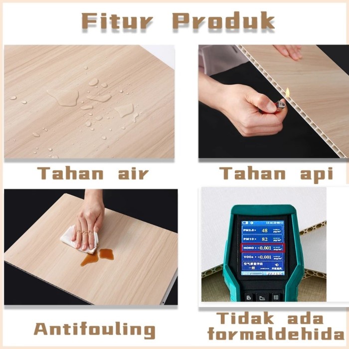Top Wallboard Panel PVC /Wallboard WPC/ Wallboard Marmer Hiasan Dinding Wall Board Kayu