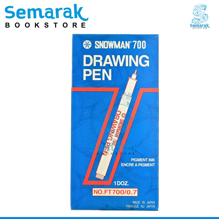 

Snowman 700 Drawing Pen 0.1/0.2/0.3/0.4/0.5/0.6/0.7/0.8 - [1 Pack]