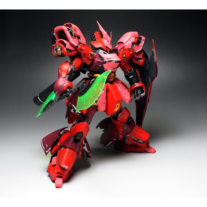 SALE BANDAI PLAMO MG NEO ZEON MSN-04 MOBILE SUIT SAZABI VER. KA READYY