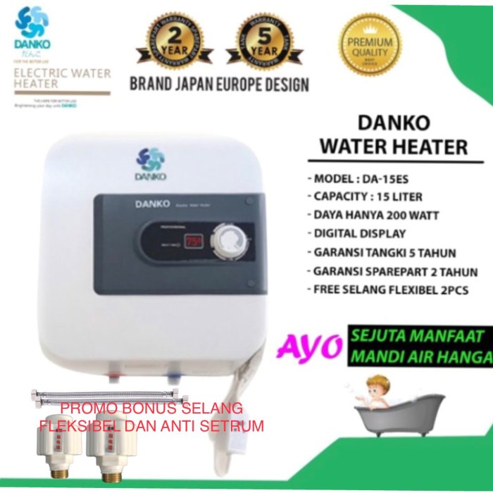 DANKO water heater listrik 15 liter