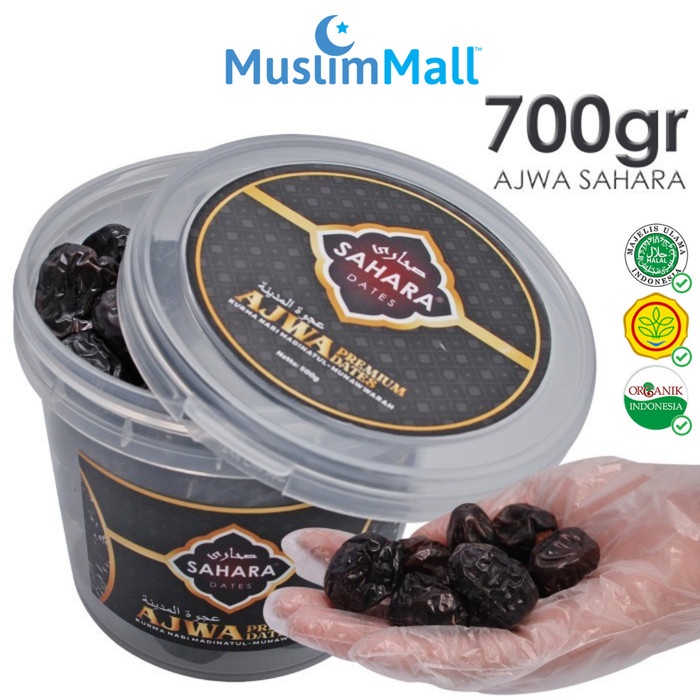 

Kurma Ajwa Madinah Ember Sahara 700gr