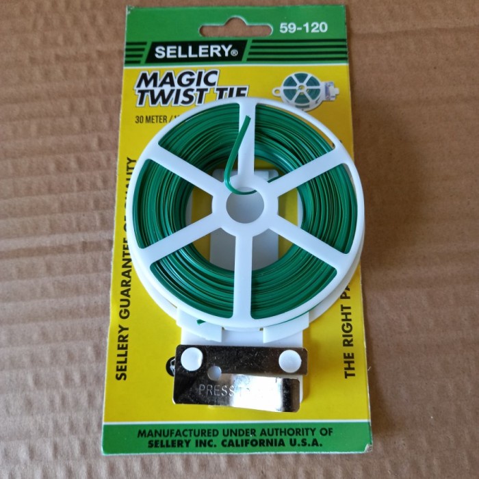 kabel kawat tanaman kawat hijau green wire tebal 1 mm kuat kawat kabel