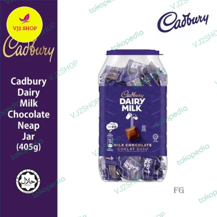 

Cadbury Dairy Milk Chocolate Jar Cadburry Coklat Susu Toples 405gram