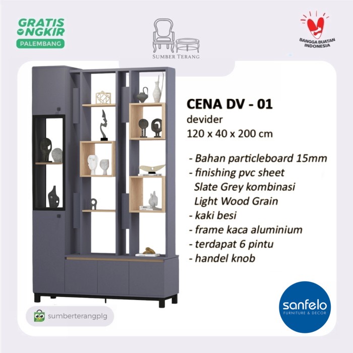 Ready Jt Partisi Siantano Sanfelo Cena Dv 01 Divider Partisi Penyekat Pembatas Ruangan Minimalis