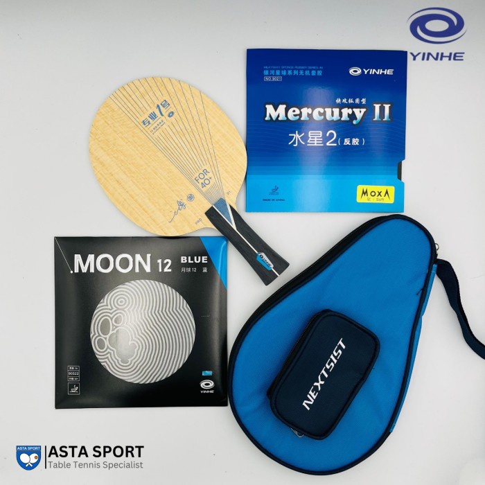 Paket bet pingpong carbon yinhe pro 01 / bet pingpong tenis meja