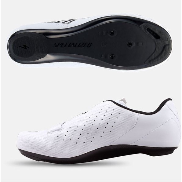 Sepatu Sepeda Cleat Specialized Shoes Road Bike Torch 1.0. Putih