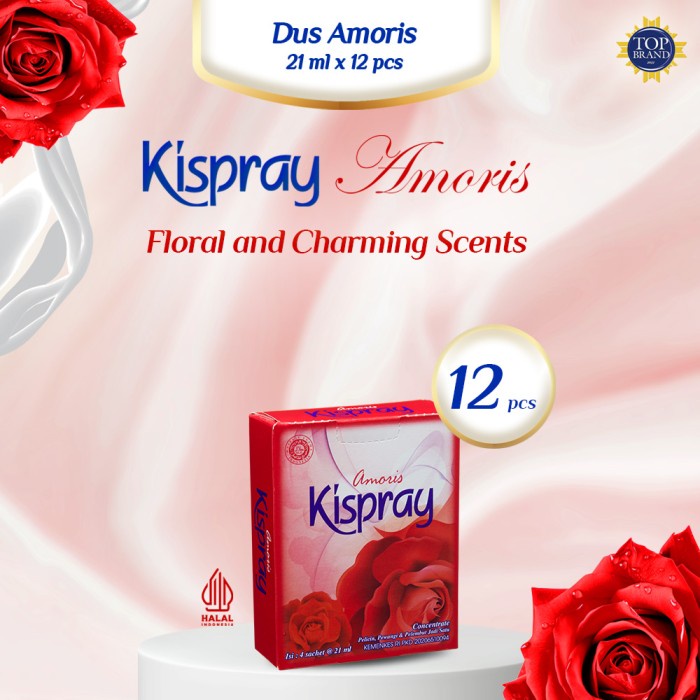 Kispray Amoris 12 Dus X 4 Sachet 21Ml