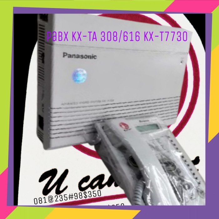 Pabx Panasonic KX-TA 308/KX-TA616