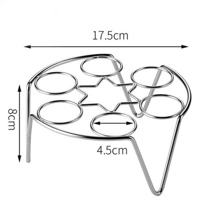 TERPERCAYA Tatakan Panci Stainles Steel Alas Wajan Panci Piring Kukusan Rak Pengukus Dapur