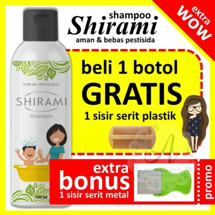 Promo Shirami Shampo Anti Kutu Shampo Kutu Obat Kutu Pembasmi Kutu