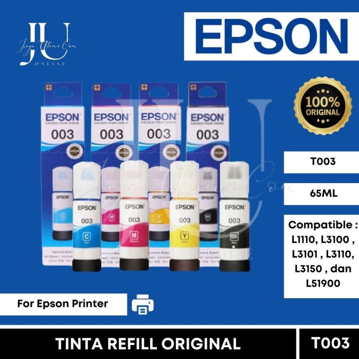 Tinta Epson 003 Black Original