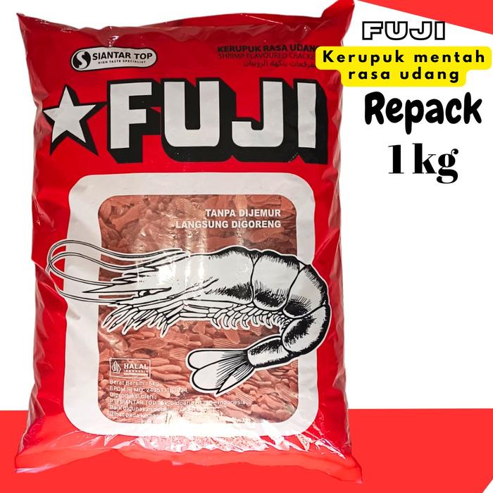 

Repack Kerupuk Mentah Rasa Udang Kerupuk Fuji 1 kg Makanan Food