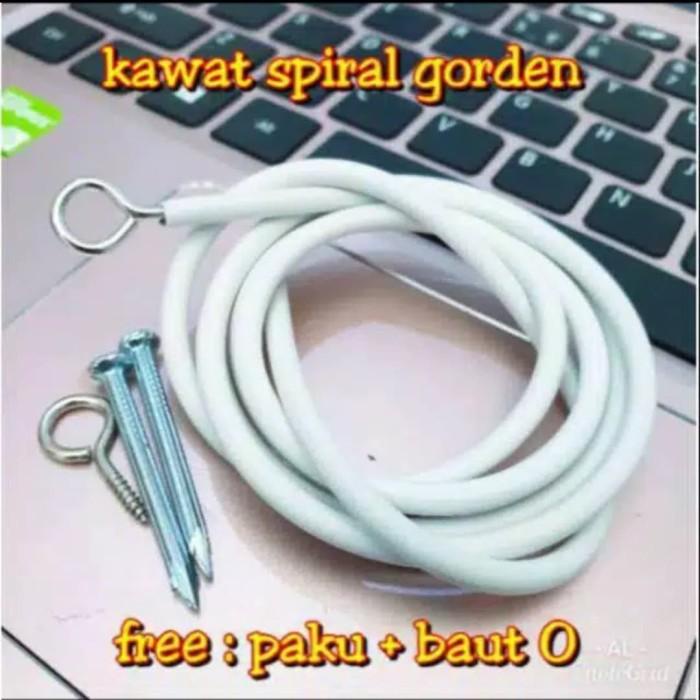 HJK MB KAWAT SPIRAL - KAWAT GORDEN DAPUR FREE BAUT O DAN PAKU BETON ATAU HOOK