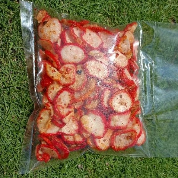 

Kerupuk seblak kencur daun jeruk pedas gurih 250gram
