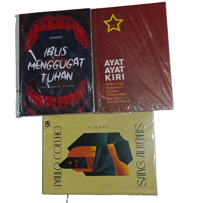 

Paket 3 Buku Iblis Menggugat Tuhan Ayat Kiri Sang Alkemis