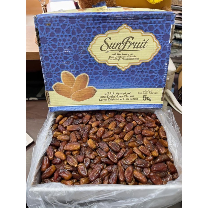 

Kurma Tunisi Madu 5 kg Sunfruit Tunisia Tanpa Tangkai