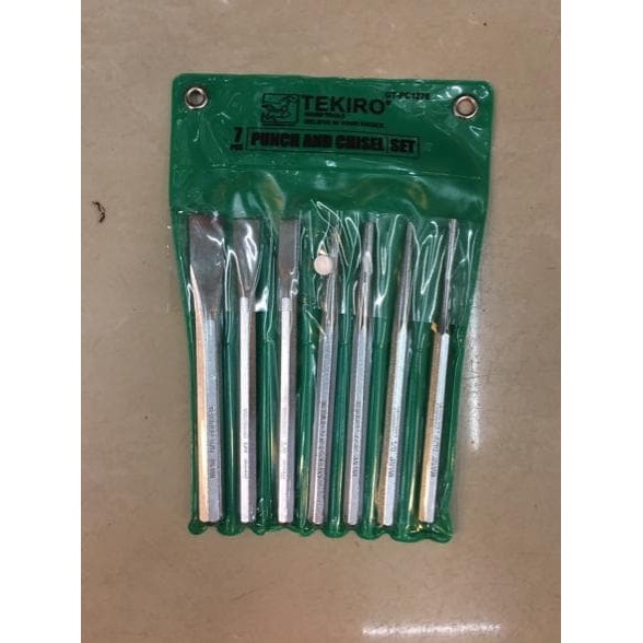 Tekiro - Pahat Beton Pahat Bubut Pahat Besi Set 7 Pcs - Original -Gratisongkir