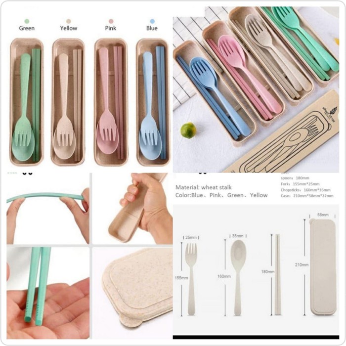 PROMO SPECIAL SET ALAT MAKAN SENDOK GARPU SUMPIT MELAMIN AMAN BERSIH