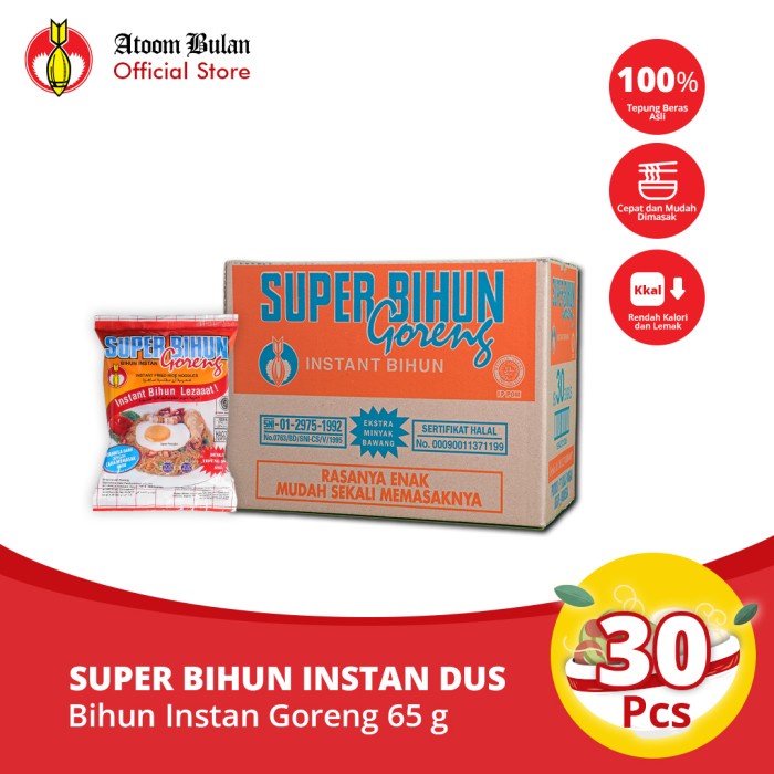 

Super Bihun Goreng (1 dus - isi 30 pcs)