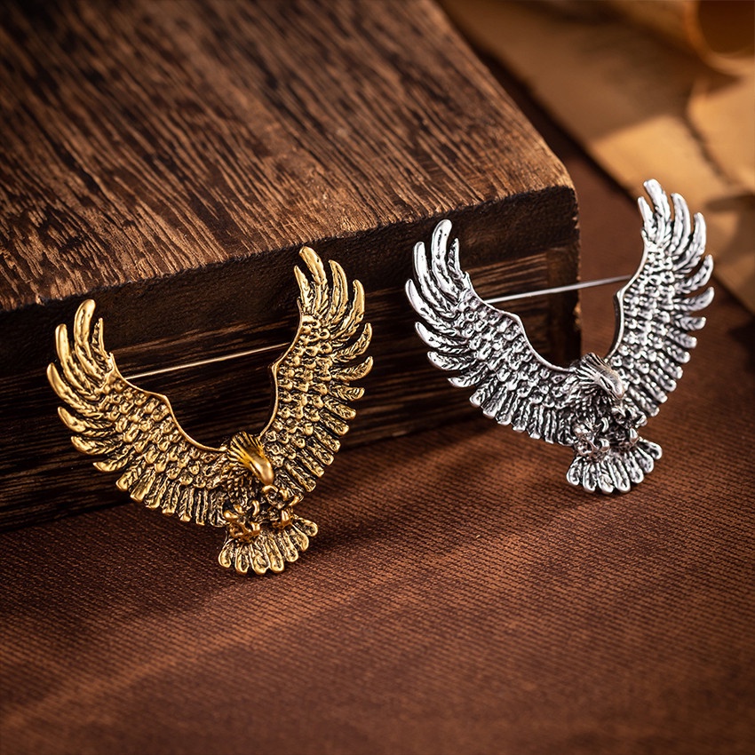 Bros Pin Jas Burung Garuda Eagle Brooch Untuk Pria