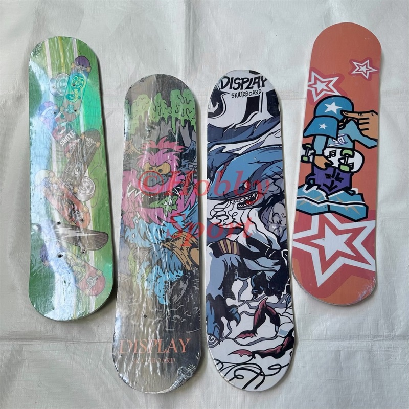 FREE ONGKIR SKATEBOARD SIZE M PAPAN SELUNCUR ANAK DEWASA UKURAN SEDANG KAYU MAPLE