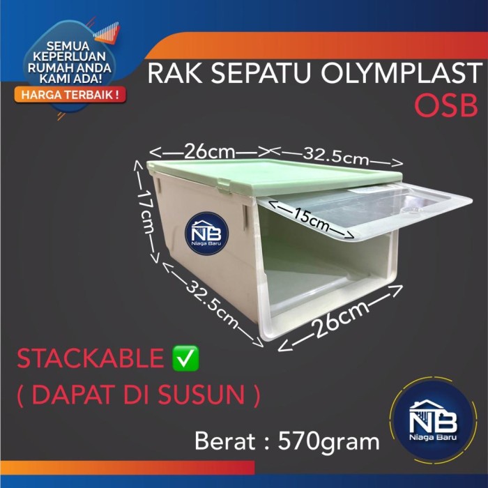 ADT- Rak Sepatu Olymplast OSB