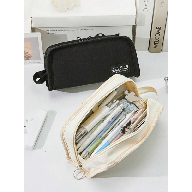 

iK! Kotak pensil korean aesthetic tempat pensil sekolah kerja kuliah cepuk pensil lucu Akstari