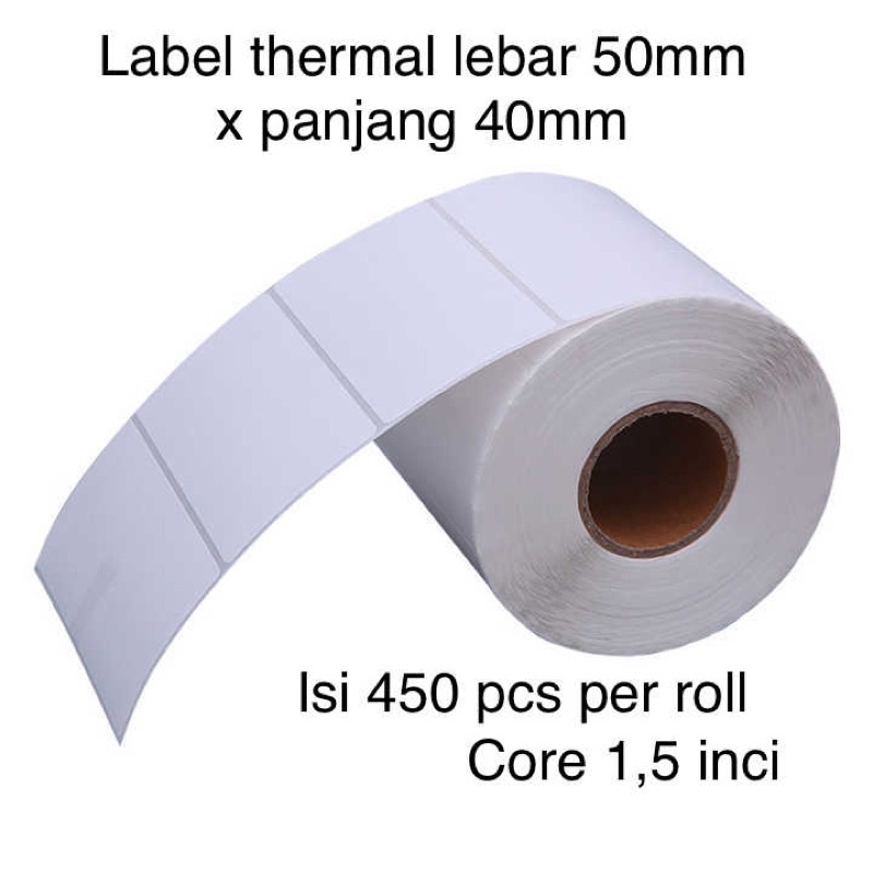 

IK! Label Thermal Stiker Timbangan Dital Di 50 X 40 mm - 50x40 mm - Buah Syaur Swalayan