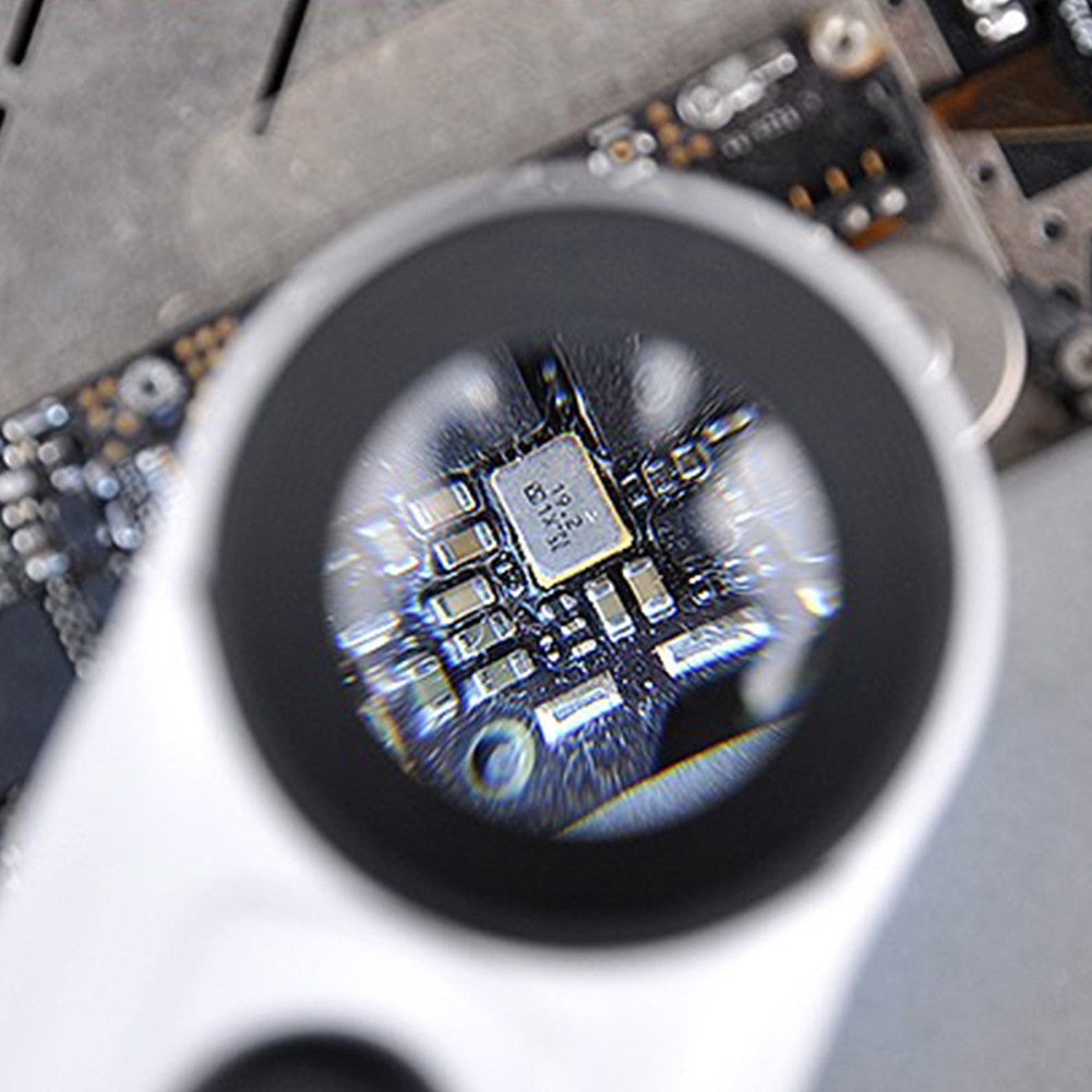 

iK! Kaca Pembesar LED 40x / Lampu Lup Lensa Magnifier Handheld / Membaca Perhiasan Komponen / Loupe