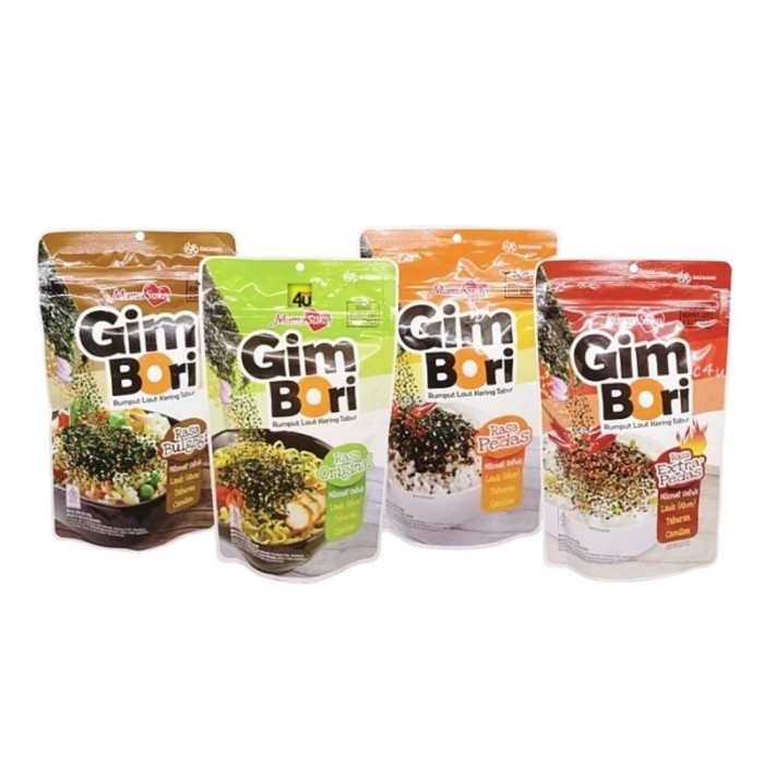 

Ready Mamasuka Gim Bori Gimbori Rumput Laut Kering Nori Tabur Kemasan Pouch Ziplock Pilih Rasa