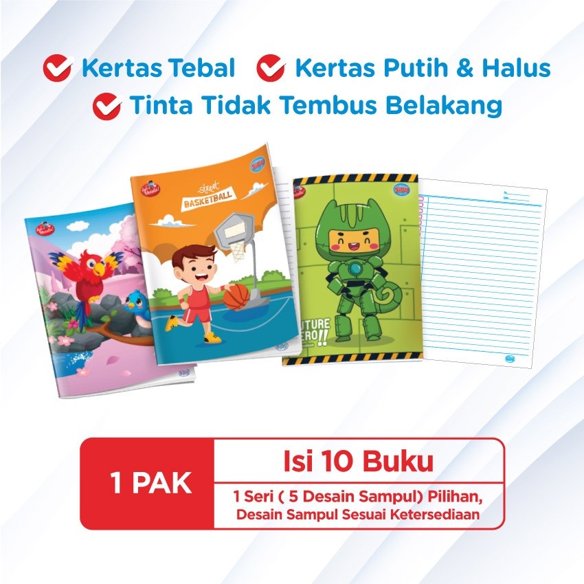 

IK! Buku Tulis SiDU - 38 Lembar ( Pack )