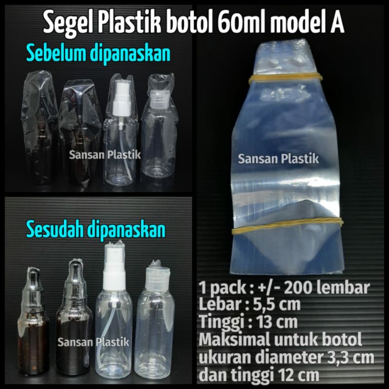 

IK! Segel Plastik Botol 60 ml Model A / Segel Plastik Model A Botol Pipet
