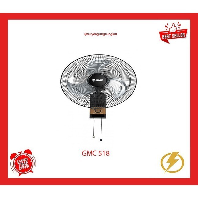 WALL FAN GMC BESI 18 INCH 70 WATT - GMC 518