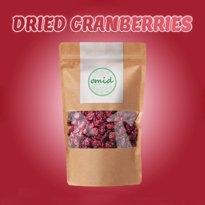 

Dried Cranberry (Manisan Buah Cranberry Kering) 250gr