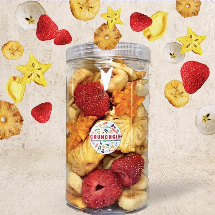

Buah Toples 1L Keripik Buah Buah Kering Kripik Buah Strawberry Kering Snack Buah Cemilan Sehat