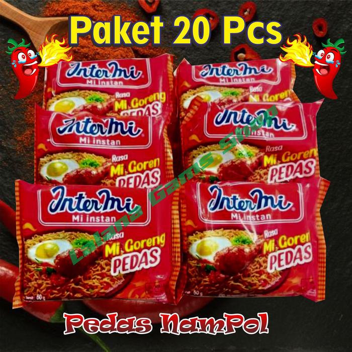 

Ready Intermie Goreng Pedas Paket 20 Pcs