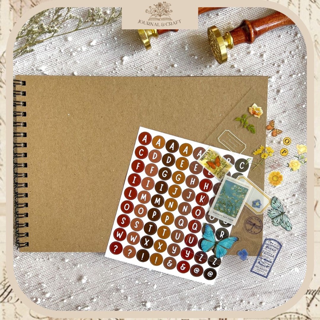 

IK! Scrapbook Album Kit Journaling Scrapbooking Kado Aesthetic