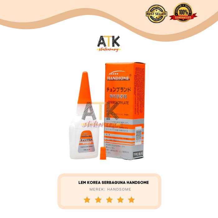 

SALE PROMO LEM KOREA MURAH HANDSOME / LEM SERBAGUNA HS-10 / LEM BESI ( 1 PACK) ATK READYY