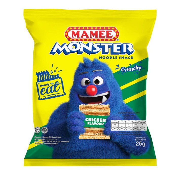 

Ready Mamee Monster Mie Kremes Isi 8 Pcs