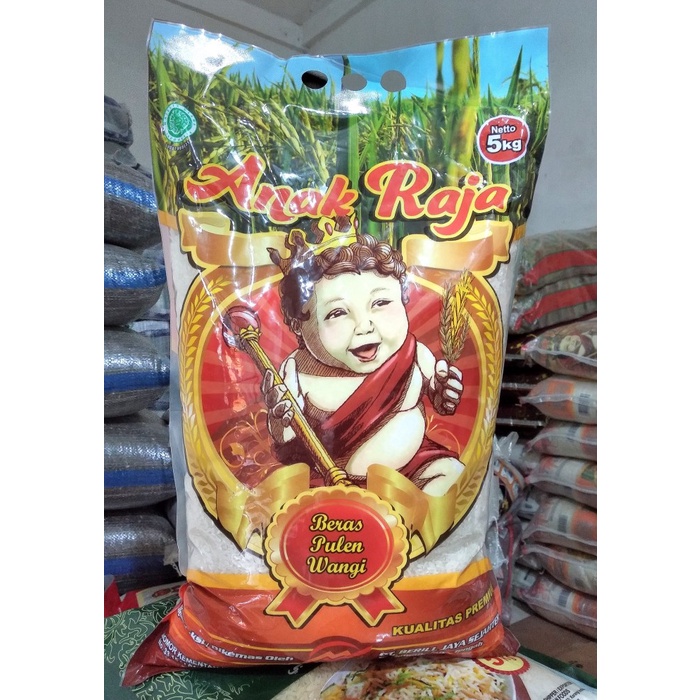 

HJK Beras Anak Raja 5 Kg Pulen dan Wangi