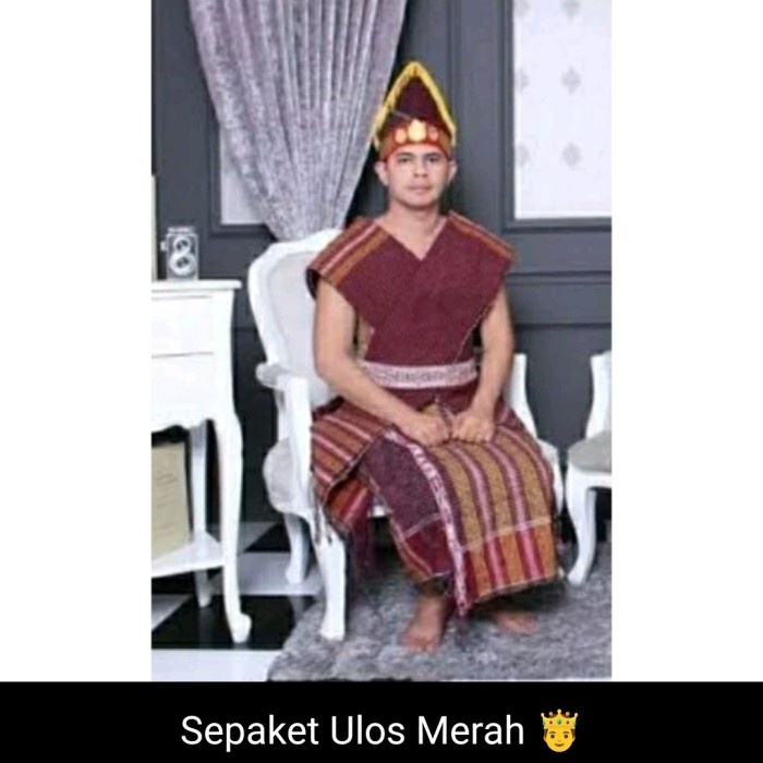 Terlaris Pakaian Adat Batak Toba/Setelan Baju Adat Batak