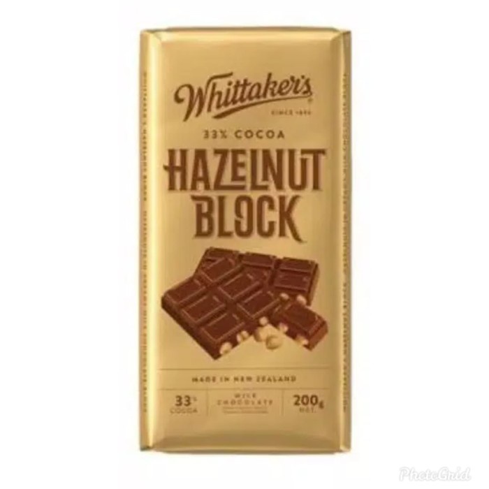 

Promo Whittaker'S Hazelnut Block Chocolate-Coklat Import Ready