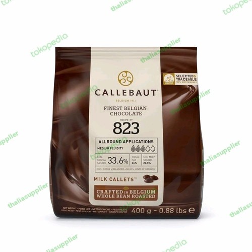 

Promo Callebaut 823 Belgian Milk Coklat 33,6% 400Gr Coklat Coin,Ojol Instant Ready