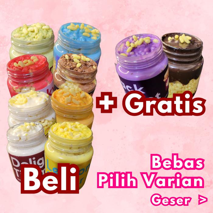 

Terlaris ( Gratis 2Pcs Jar Choco Crunchy 250Ml ) Bundle 8Pcs Jar Choco Crunchy 250Ml Ready